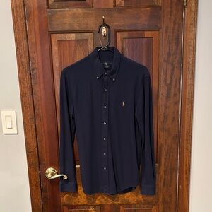 Ralph Lauren Blue Label Dark Blue Button Down Shirt
